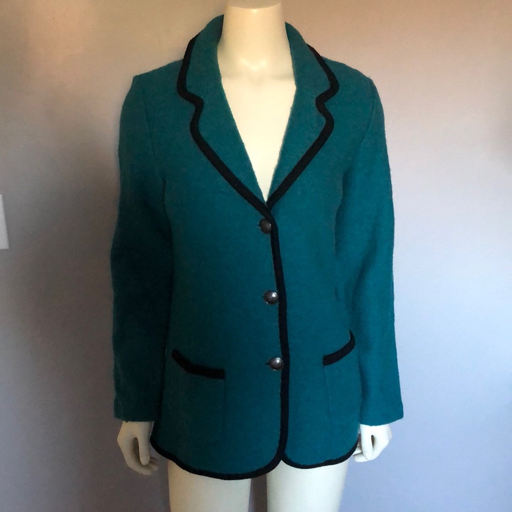 Appleseed's Boiled Wool Patch-Pocket Cardigan